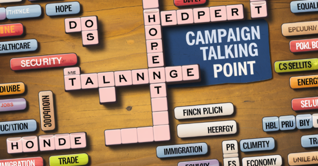 campaign talking point crossword