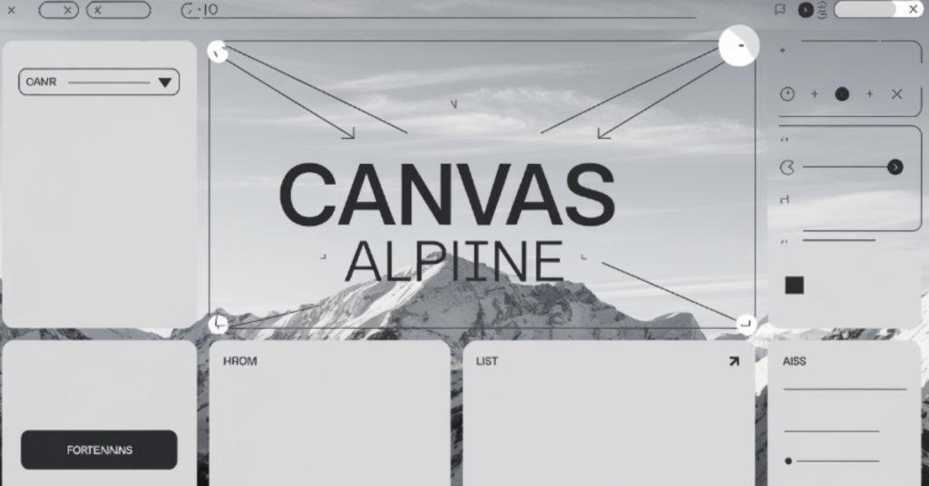 canvas alpine