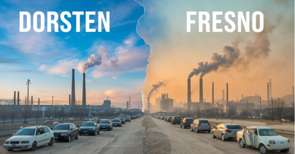 dorsten vs fresno pollution