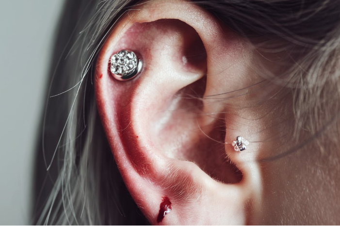 double helix piercing