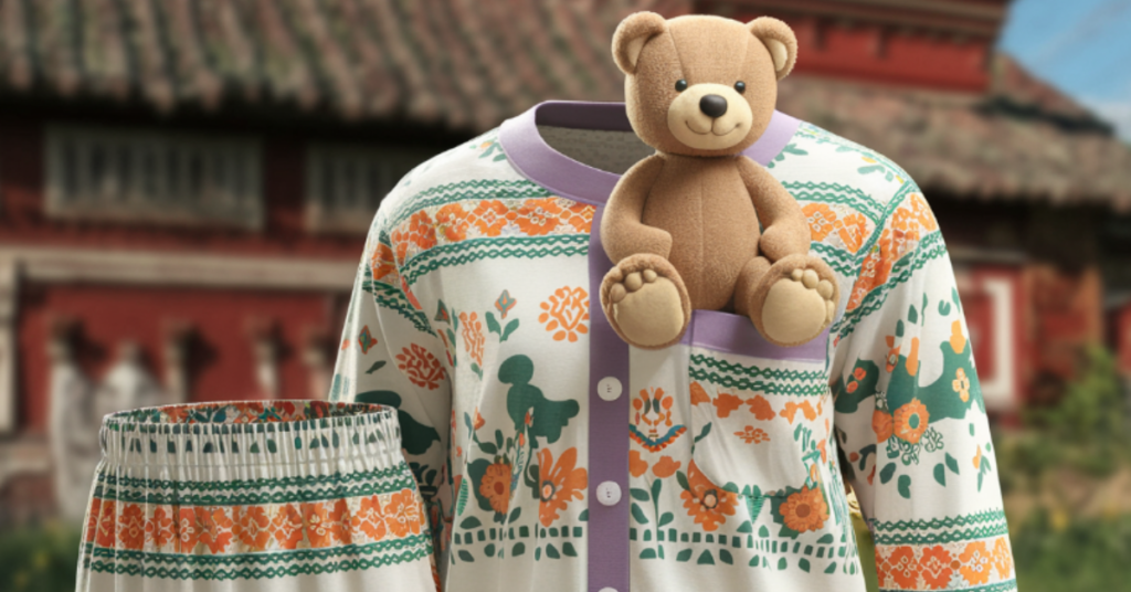 russian cousin teddy bear pjs